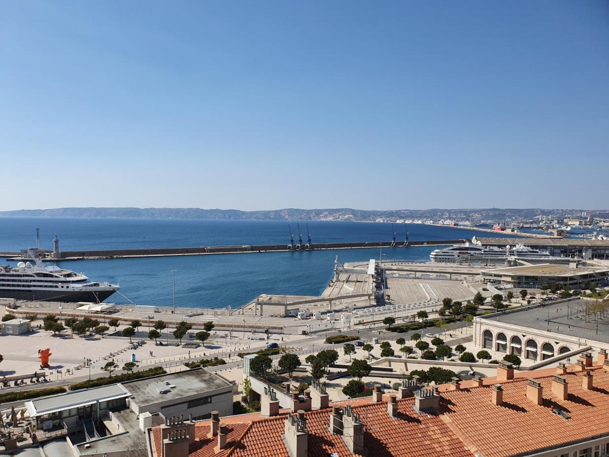 Vieux-Port, Panier, Magnifique Studio Avec Vue Sur Mer Марсель Екстер'єр фото